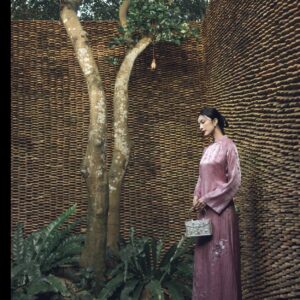 Áo Dài Mộc Lan Hồng Cẩm